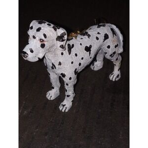 Resin Dalmatian Dog Figure Christmas‎ Ornament